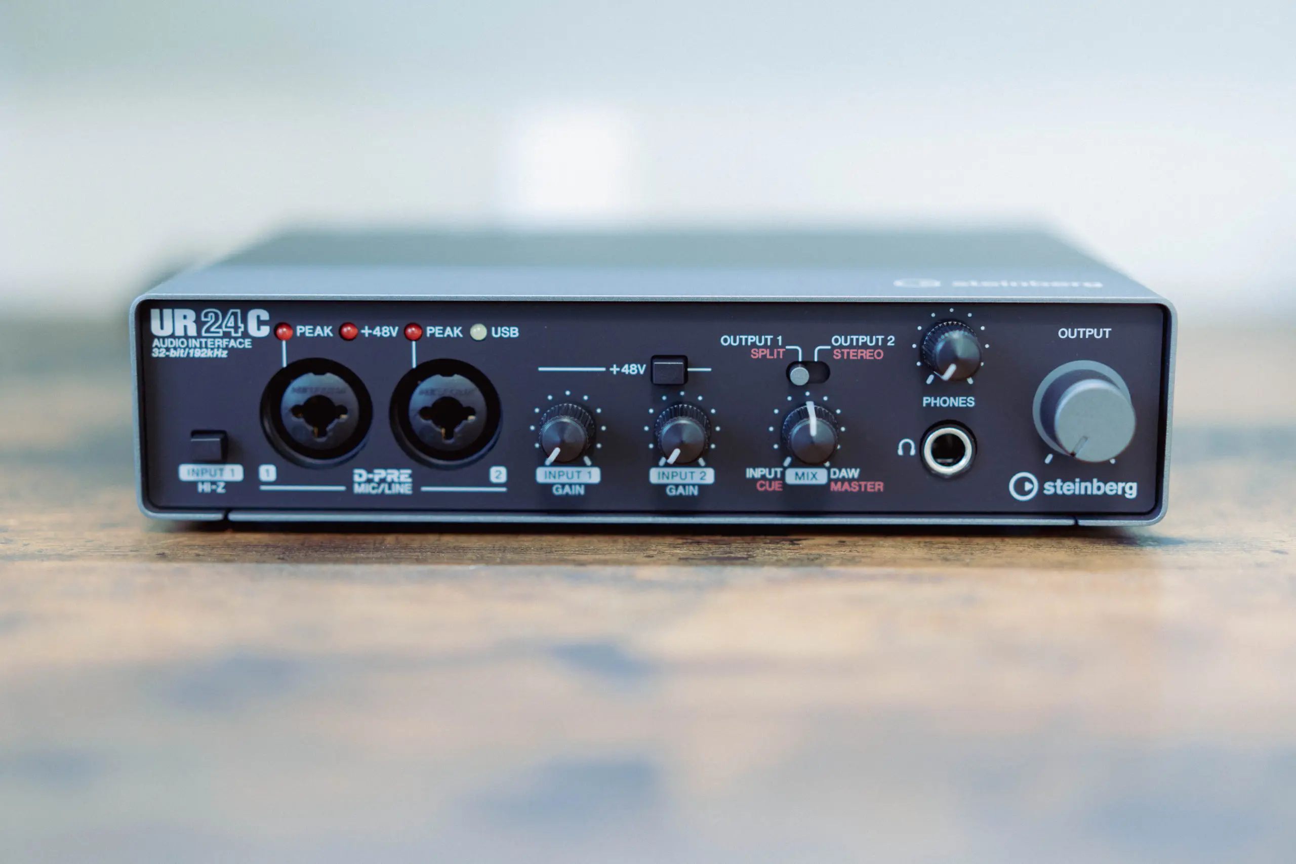 高音質な声をお届け。コンパクトなのにプロ仕様なオーディオインターフェース Steinberg「UR24C」